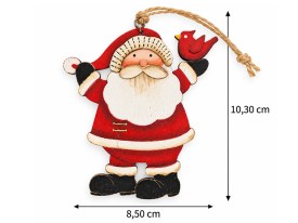 Adorno madera Navidad PAPA NOEL 